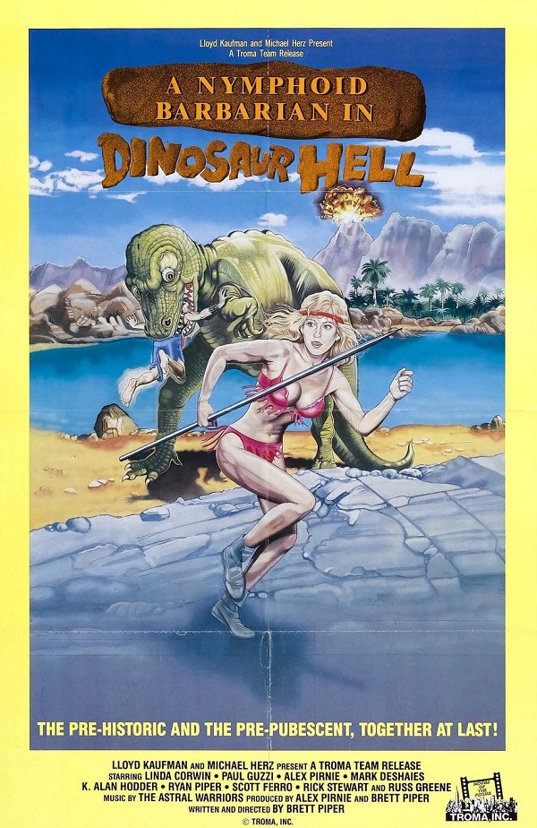 Poster for A Nymphoid Barbarian in Dinosaur Hell